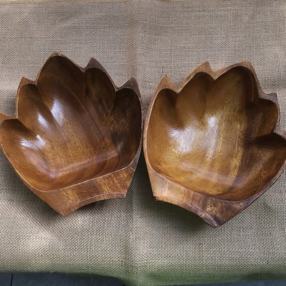 Set of 2! MCM Vintage bear paw “monkey pod” bowls! - Picture 2 of 5